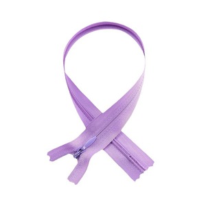 Factory Direct Wholesale #3 Nylon Cloth Edge Invisible Closed-End <b>Zipper</b> With Various Colors Available for Skirt Pillow Pocket - Product Image 1