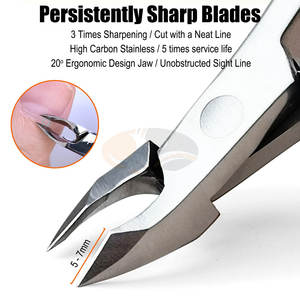 Coupe-cuticules professionnel pour bébé, super tranchant, à large ouverture, coupe-peaux mortes, dissolvant de cuticules, économiseur d'effort, pour ongles - Product Image 3