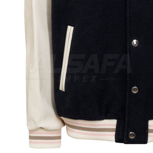 แจ็คเก็ตเลตเตอร์แมนแบรนด์ส่วนตัว วัสดุทนทาน แจ็คเก็ตเลตเตอร์แมน MOQ ต่ำ - Product Image 5