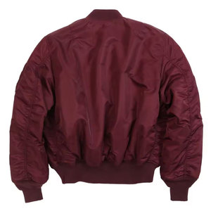 Chaqueta Bomber Formal MA1 para Hombre, Invierno, Exterior, Impermeable, Transpirable, Forro Polar de Nailon, Cuello Alto, Logotipo Frontal - Product Image 2