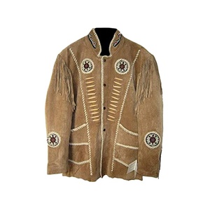 CHAQUETA VAQUERA OCCIDENTAL HOMBRE FLECOS E INSIGNAS MARRÓN - Product Image 1