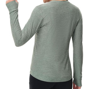 Camisetas Deportivas de Compresión Alta para Mujer, de Secado Rápido, Manga Larga, para Entrenamiento en Gimnasio y Running - Product Image 5
