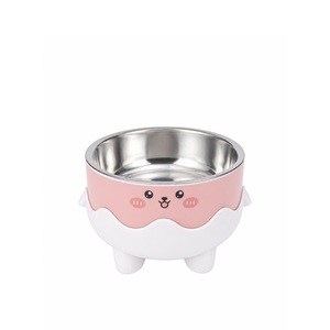 Bol pour animaux de compagnie en acier inoxydable tissé, 250 ml, 14 cm, antidérapant, pour nourriture et eau, résistant à la rouille, facile à nettoyer - Product Image 5