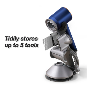 Soporte para secador de pelo de baño de escritorio sin perforaciones compatible con <span class=keywords><strong>Dyson</strong></span> <span class=keywords><strong>Supersonic</strong></span> - Product Image 2