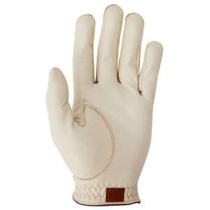 Guantes de Golf de Piel de Oveja Premium Marrón Hechos a Medida por LOCK STITCH INDUSTRIES OEM, con Logotipo Personalizado, Venta al Por Mayor - Product Image 3