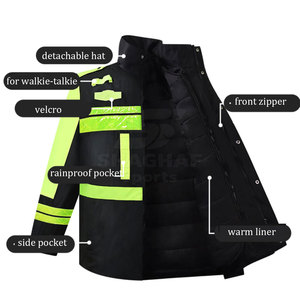 Chaquetas de seguridad de alta visibilidad, ropa de trabajo reflectante, chaqueta de seguridad en colores personalizados a la venta - Product Image 2
