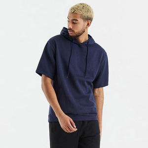 Oferta Especial: Sudadera con Capucha de Manga Corta para Hombre, 100% Algodón, Invierno, OEM, Fábrica de Pakistán, Impresión Digital, 2 Piezas, Colores Personalizados - Product Image 4