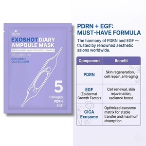 Masque journalier BIAIfekt EXOSHOT # Crème hydratante anti-âge 5 CICA Collagène PDRN EGF éclaircissante pour les pores du visage - Product Image 2