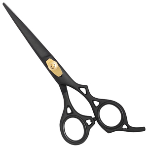 Ciseaux de coiffure professionnels de 6 pouces à faible MOQ, lame tranchante en acier inoxydable, réutilisables, durables, pour la coupe de barbe masculine, OEM - Product Image 1
