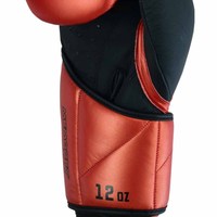 Guantes de entrenamiento de cuero vacuno tecnológico ligeros y duraderos de alta calidad con correa de muñeca ajustable para cierre, guantes de boxeo