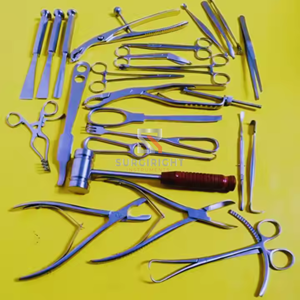 Mejor Precio, Juego Básico de Cirugía Ortopédica de 25 Piezas, Instrumentos Quirúrgicos Manuales de Acero, Certificación CE ISO13485, Instrumentos SurgiRight - Product Image 4