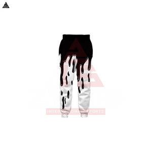 Pantalones de hombre de alta calidad al por mayor, personalizados, de algodón, con cordón, de gran tamaño, con el logo de tu marca, lisos y teñidos. - Product Image 2