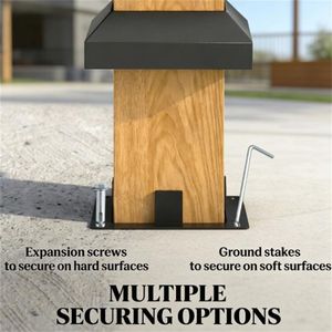 Pergola e Gazebo con Tetto Rigido Nero Grigio per Terrazze - Categoria Prodotti - Product Image 2