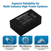 Mornsun LD40-23B12R2 12V 3.33A 12v Power Supply Catu Daya 12v Konverter AC ke DC 85-305VAC Input Lebar 4200VAC Isolasi