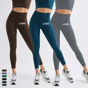Leggings personnalisés push up yoga fitness taille haute recyclé leggings d'entraînement personnalisé compression femmes pantalons de gym yoga legging - Product Image 1