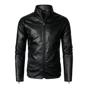 Premium Real Leather Jacket for Men Retro Motorcycle Riding <b>Coat</b> Durable Windproof Casual Fashion Outerwear - Product Image 6
