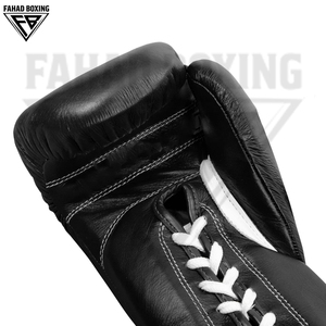 Guantes de Competición de PU Resistentes, Fáciles de Usar, Amortiguadores de Impactos, Transpirables, Ligeros y Duraderos, 10oz, con Cierre de Cordones - Product Image 4