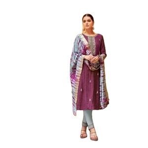 Nuevo rayón pesado con trabajo de secuencia de bordado con candelabro dupatta para la venta en línea - Product Image 5