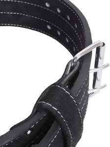 Ceinture de musculation Samroz Sports Sp-5045-01 en daim et cuir à double boucle, 4 pouces de large, 10 mm, protection avancée, légère - Product Image 2