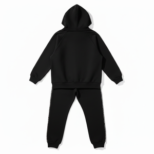 High Quality 100% Cotton Custom Design Heavy Weight Men <b>Tracksuit</b> With Rhinestones Wholesale Men <b>Tracksuit</b> For Sale - Product Image 3