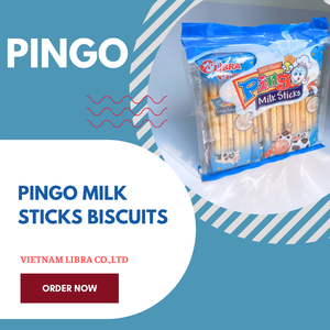 คุกกี้นมแท่ง 186 กรัม ขนมหวานเนื้อครีม ผลิตโดยโรงงาน ODM เวียดนาม ขายส่ง - Product Image 1