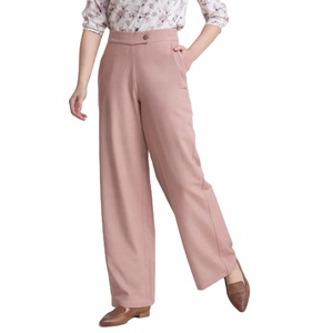 Pantalones de Moda 2026 para Mujer, Color Rosa, Suaves, de Pierna Ancha, Corte Bootcut, Rectos, Casuales - Product Image 2