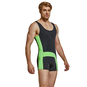 Singlet de Lucha Unisex Ajustado con Degradado Marrón Dorado, Estampado por Transferencia, Logotipo Frontal, Nylon Transpirable de 160g para Combate - Product Image 4