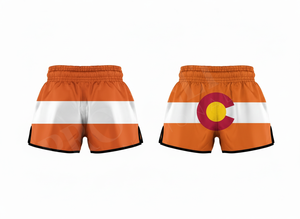 Shorts de Muay Thai personnalisés pour la sublimation, design sur mesure, pour la boxe, le combat, l'entraînement MMA, le kickboxing, taille haute, respirants - Product Image 6