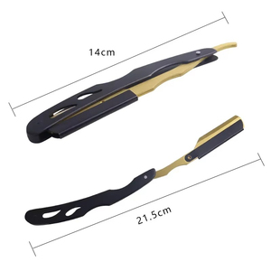 Rasoir de Barbier Pliant à Prix de Gros, Lame en Acier Inoxydable, Nouveau Style, pour Salons et Barbiers - Product Image 6