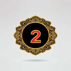 Ceinture de champion en cuir avec logo doré orné, texte rouge, cadre décoratif et plaques latérales personnalisables sur quatre côtés - Product Image 4