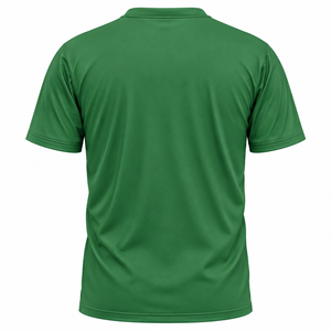 Camiseta de pickleball sublimada personalizada en negro y verde para hombre, manga corta, poliéster que absorbe la humedad, camisa deportiva tipo polo con diseño de puntos. - Product Image 5