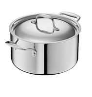 Marmite à soupe en aluminium de grande capacité, de haute qualité, pour la cuisine domestique et les restaurants