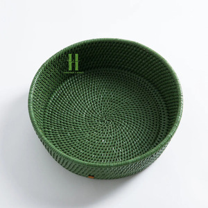 Panier de rangement moderne en rotin tressé fait main, écologique et de haute qualité, pour buanderie et chambre, OEM Rotin 2026 du Vietnam - Product Image 1