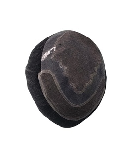 Apolo Model Chinese Virgin Remy Human Hair <b>Toupee</b> Wig Natural Wave Capilar Taz - Product Image 1