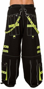 Pantalon Harem Style Punk pour Hommes Noir Rouge Multiples Poches Fermeture à Cordon Élastique 100% Coton Vêtement d'été Haute Qualité - Product Image 6