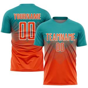 Uniforme de Fútbol Personalizado para Hombre, Transpirable, de Poliéster, Conjunto Completo, OEM, para Verano - Product Image 6