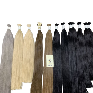 ผมต่อแบบตรงธรรมชาติแบบเป็นมัดผมตรงสีธรรมชาติแบบ100% มนุษย์เวียดนาม - Product Image 4