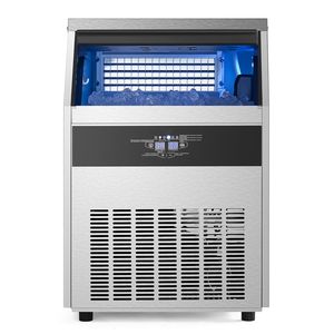 Commercial 200lbs/24H <b>Ice</b> Maker <b>Machine</b> 66lbs Storage Capacity 108 Cubes 15 Minutes New LED Display 500kg Drain Pump Included - Product Image 1