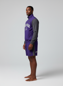 High Quality Casual Knee Length Sweatpants & Hoodie Set Custom Logo Sport Suit 100% Nylon <b>Patch</b> Embroidery for <b>Men</b> - Product Image 5