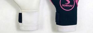 Guantes de Portero de Fútbol Subhay, Color Rosa y Negro, Dedos Completos, Antideslizantes, Correa de Muñeca Ajustable, Equipo de Protección Deportiva - Product Image 6