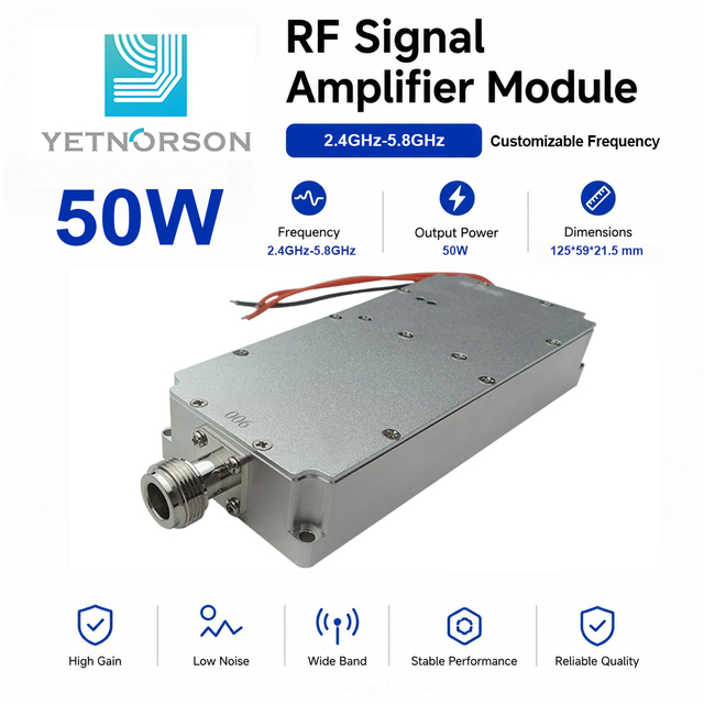 50W 20W 30W RF Power Amplifier Module 868MHz 915MHz 2.4GHz 5.8GHz High Performance RF Module Factory Direct Wholesale