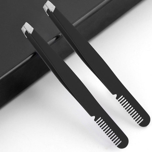 Pince à épiler professionnelle en acier inoxydable à pointe fine pour le soin des sourcils, outil de précision de luxe pour l'épilation, poignée confortable - Product Image 5