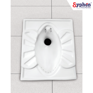 Fabriqué en Inde, qualité supérieure, catégorie haut de gamme, WC à la turque en céramique blanche à poser au sol, à prix abordable - Product Image 1