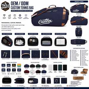 Custom Navy Canvas <b>Duffel</b> <b>Bag</b> with Zipper Closure Sport Travel Gym Durable Lightweight Waterproof Portable Large Capacity - Product Image 4