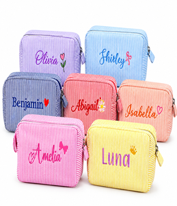 Sac fourre-tout en toile personnalisé en gros, broderie, impression par sublimation, multi-poches, en coton, pour voyage en extérieur, sac à bandoulière - Product Image 1