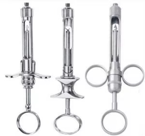 Seringue d'aspiration manuelle à 3 anneaux en acier inoxydable, réutilisable et autoclavable, pour anesthésie dentaire de qualité supérieure - Product Image 5