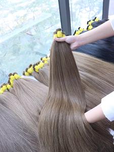 วิกต่อผมบริสุทธิ์เวียดนาม100กรัมย้อมสีผมสีน้ำตาลไม่พันกัน - Product Image 4