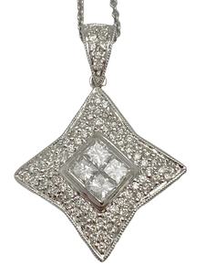 Magnifique collier pendentif étoile en argent sterling blanc Moissanite Diamond Charmant cadeau pour elle en acier inoxydable - Product Image 5