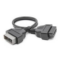 Cable de Extensión OBD de Cobre Personalizado para Autos, Camiones, Motocicletas y Dispositivos de Diagnóstico - Aislamiento de Goma PVC Duradero, 300 mm de Longitud