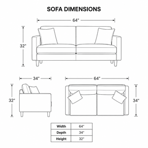 Luxury Mid- Modern Genuine Leather <b>Sofa</b> <b>Bed</b> Two Seat Eco-Friendly Solid Wood Legs Home Villa Living Room Bedroom Office - Product Image 2
